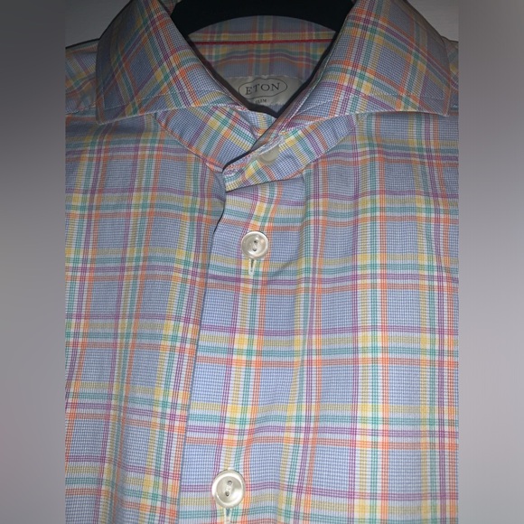 Eton dress shirt size 15.5 slim fit - Picture 2 of 5